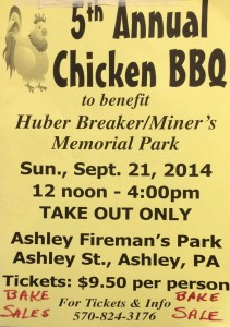 sunday sept 21 2014 5th Annual Chicken BBQ Huber Preservation Society